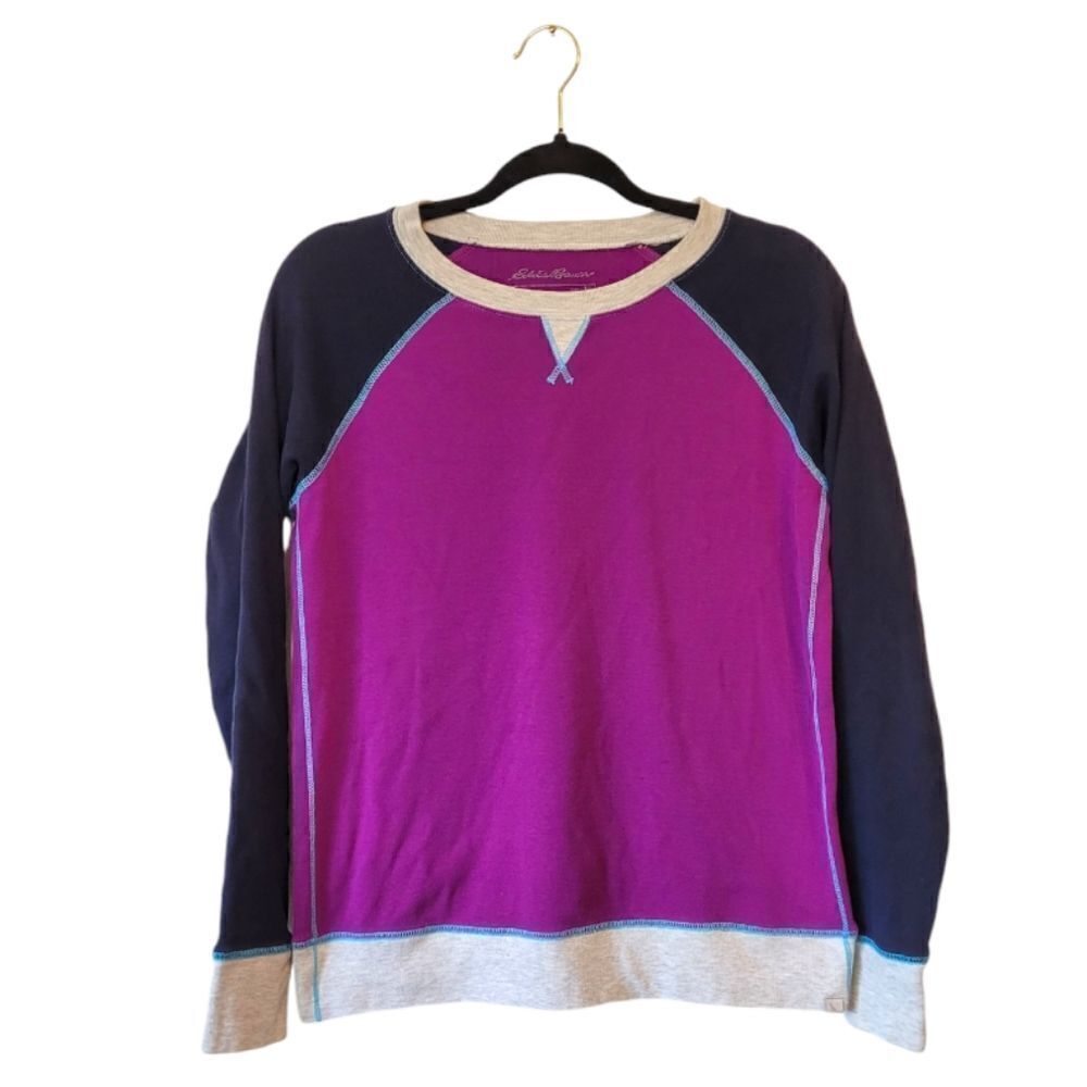 Eddie Bauer Purple Colorblock Legendwash T-Shirt